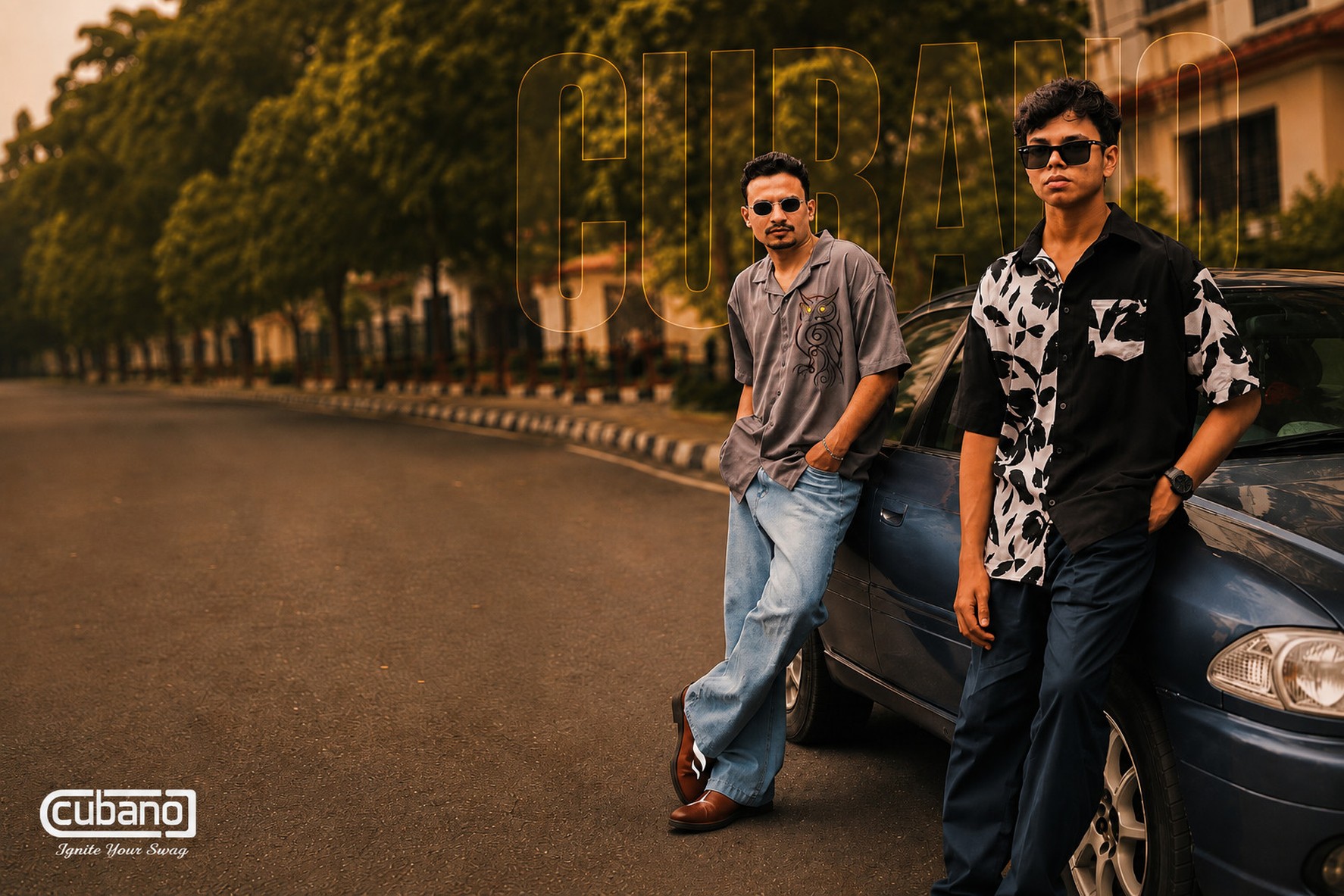 Cubano Clan — golden-hour street campaign
